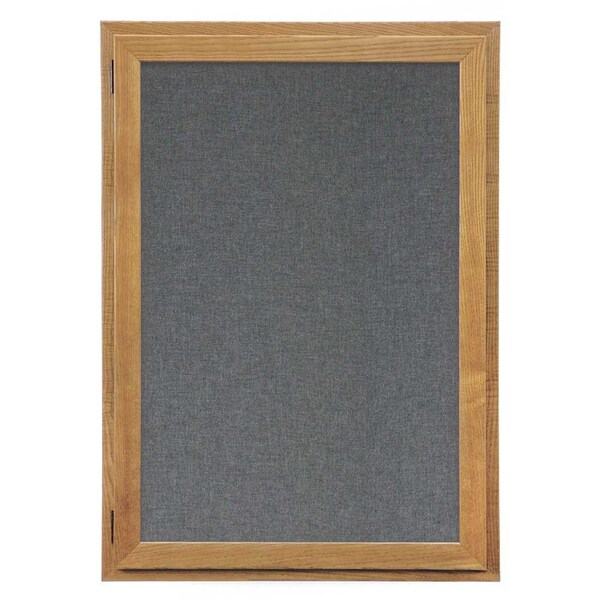 Outdoor Enclosed Combo Board, 72"x36", Black Frame/Green & Amethyst